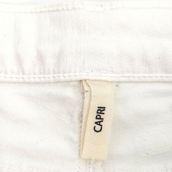 Rag & Bone Jeans 27 Womens White The Capri MidRise Skinny Denim - Picture 9 of 9